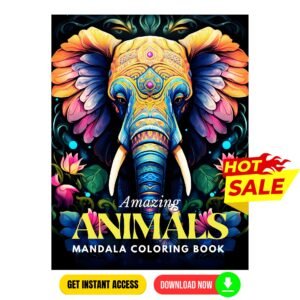 Amazing Animals Mandala Coloring Book